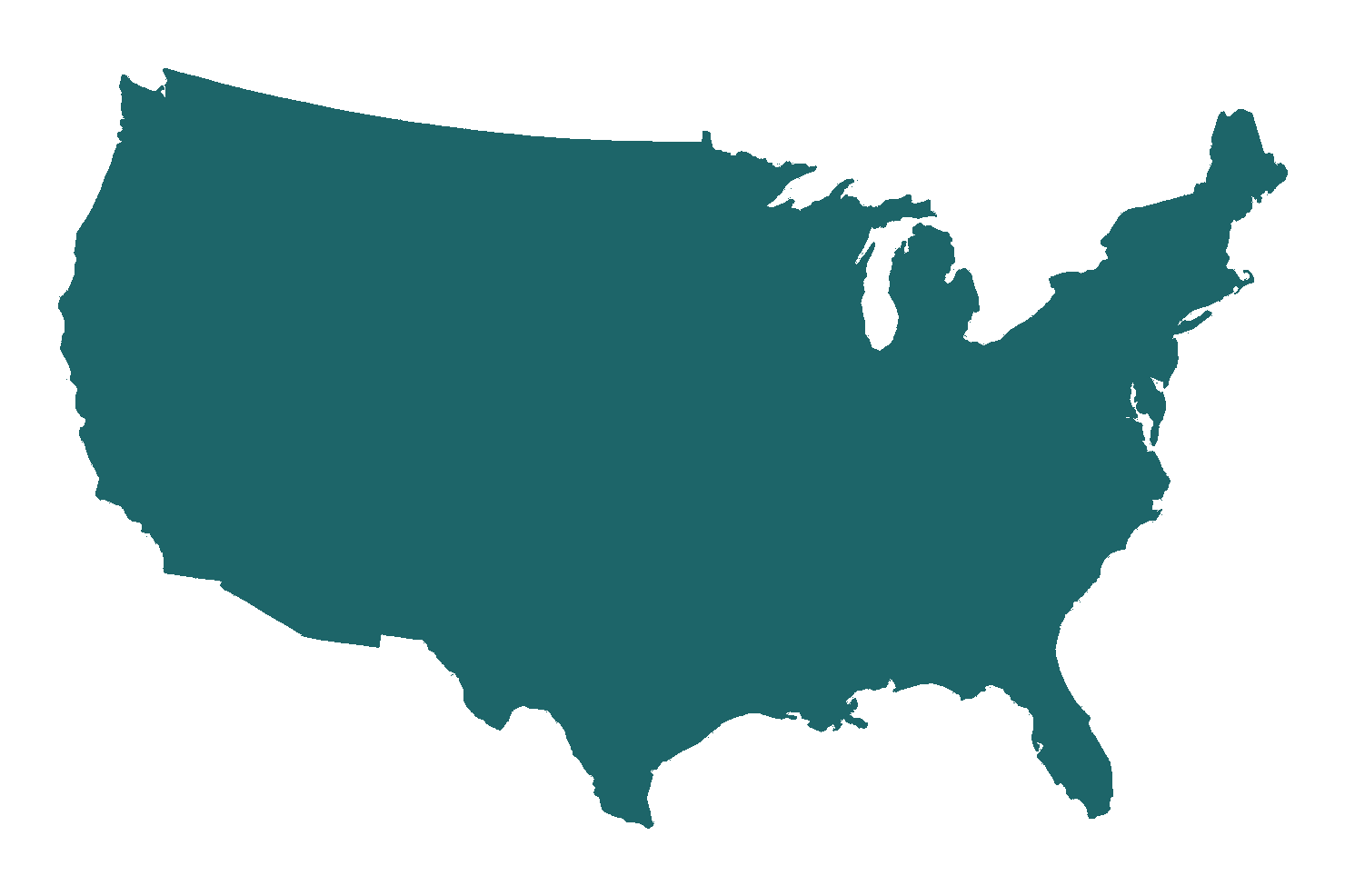 Map of United States